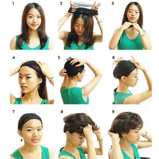 Stretch Cool Mesh Weaving Wig Cap Cloth Hair Nets Hairnet Snood Cosplay Model Goods