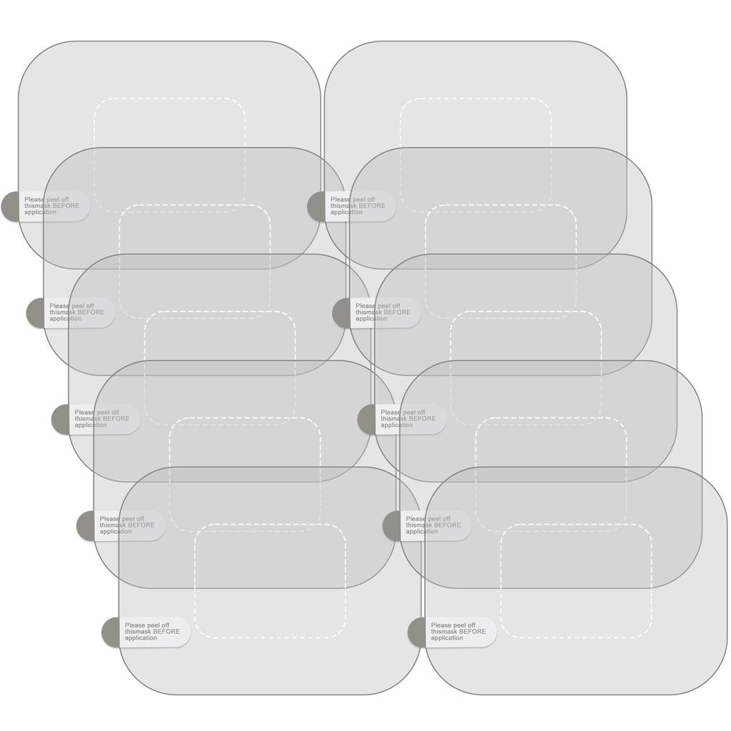 Einfach zu installierende elektrostatische Windschutzscheibenfolie zur Befestigung von Dashcam-Aufklebern, verhindert Verrutschen und Kratzer, hitzebeständig, 10 Stück