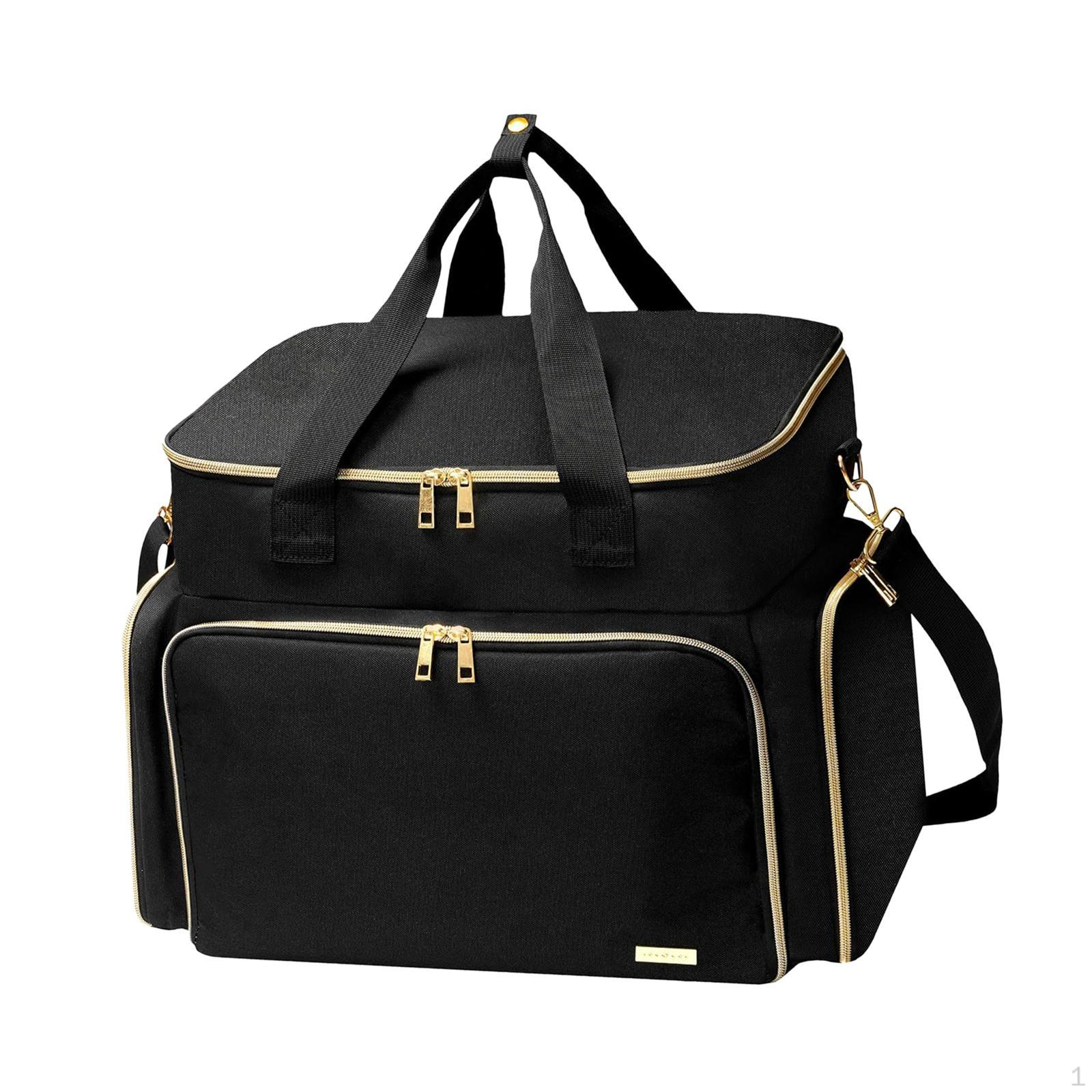 Сумка-бокс для хранения лаков для ногтей, дорожный органайзер с карманами, съемный двухслойный чехол для переноски для