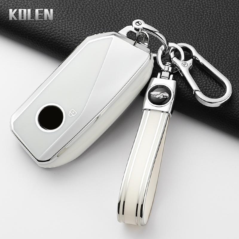 Luxury Car Remote Key Case Cover For Bmw 1 5 7 Series X1 X3 X5 X6 X7 Xm Ix U06 G09 G70 G80 G81 I5 Ix3 Ix1 Protected Keychain Fob
