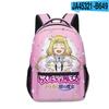 Cartoon Novelty Kpop Youthful School Bags Unisex Japan Anime Lost Witch Travel Bags 3D Print Oxford Notebook Shoulder Backpacks