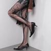 New Fashion Spider Hollow Out Fishnet Stockings Gothic Punk Cosplay Socks Black Tights Bat Shape Sexy Stockings Nylon Pantyhose