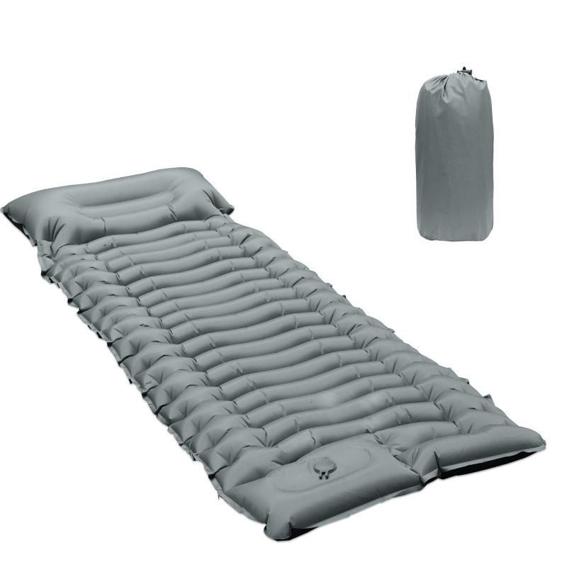 Ultra-Light Foot-Operated Inflatable Camping Pad - Portable, Moisture-Proof, Folding Air Mattress