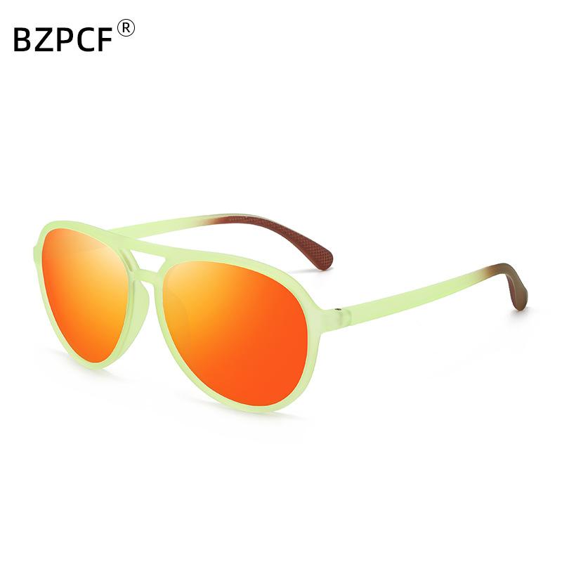 New Trendy Gradient Legs Oversized Pilot Polarized Sunglasses Men Brand Design Vintage Driving Sun Glasses Women Shades UV400