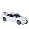 Welly 1/24 Nissan Skyline GTR R34 Alloy Sports Car Model Simulation Diecast Metal Toy Racing Car Model Collection Childrens Gift