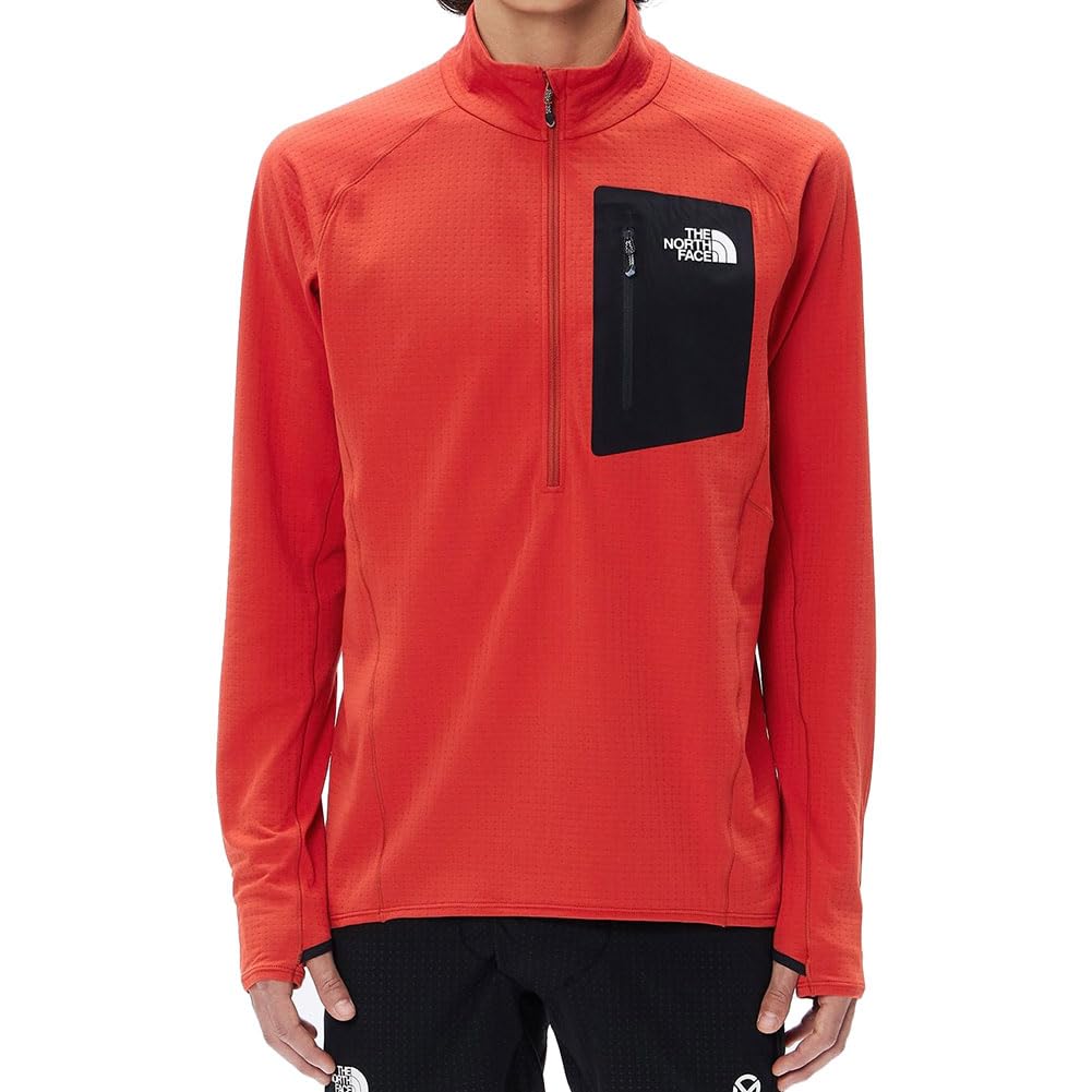 The North Face Expedition Dry Dot Zip High in Dusty Periwinkle