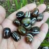 Handmade Wire-Wrapped Agate Barrel Beads for DIY Jewelry