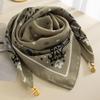 Women's Magnetic Buckle Cotton Scarf - Stylish, Lightweight, Comfortable Neck Protection
