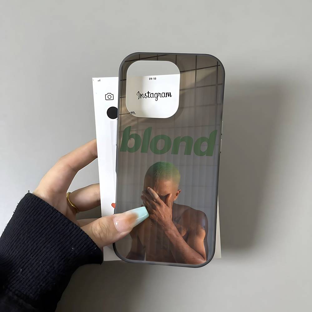 Frank Blonde Oceans For Phone 17 16 15 14 13 12 11 Pro Max Plus Pro Air Phone Case Corrugated Stripe Back Cover