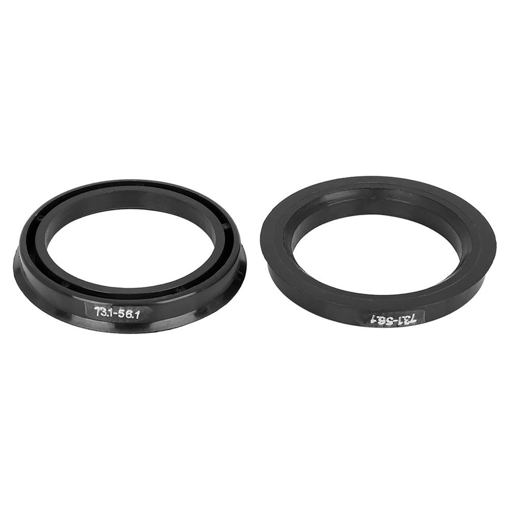 4pcs Plastic 73.1mm To 56.1mm Car Hub Centric Rings Wheel Bore Center Spacer