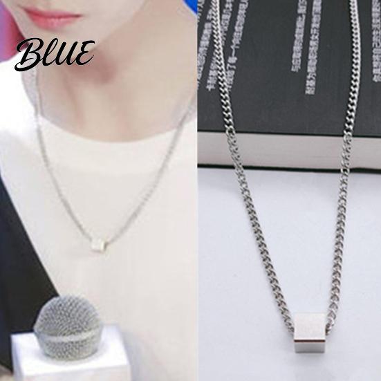 Chic Geometric Design Necklace Pendant for Men Cube Quality