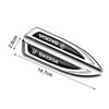 2025 Hot 2Pcs Car Styling Metal Side Fender Knife Badge Stickers Accessories For Skoda Octavia Rapid Fabia A7 Superb KAMIQ Rooms