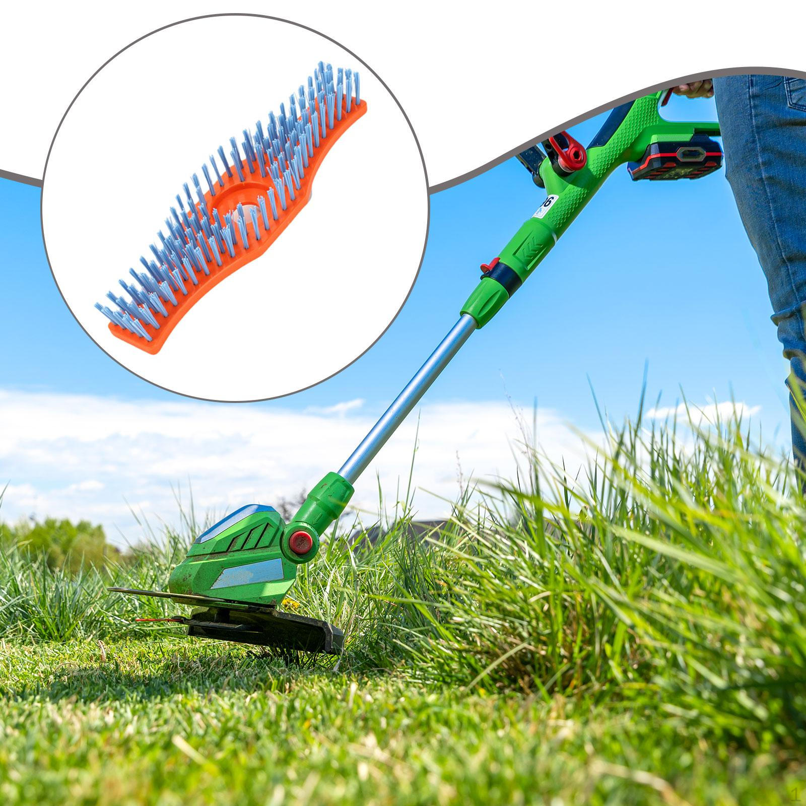 

Heavy-duty Nylon Lawn Mower Cleaning Brush for Driveways, Patios, Farms, And Homes. Style A