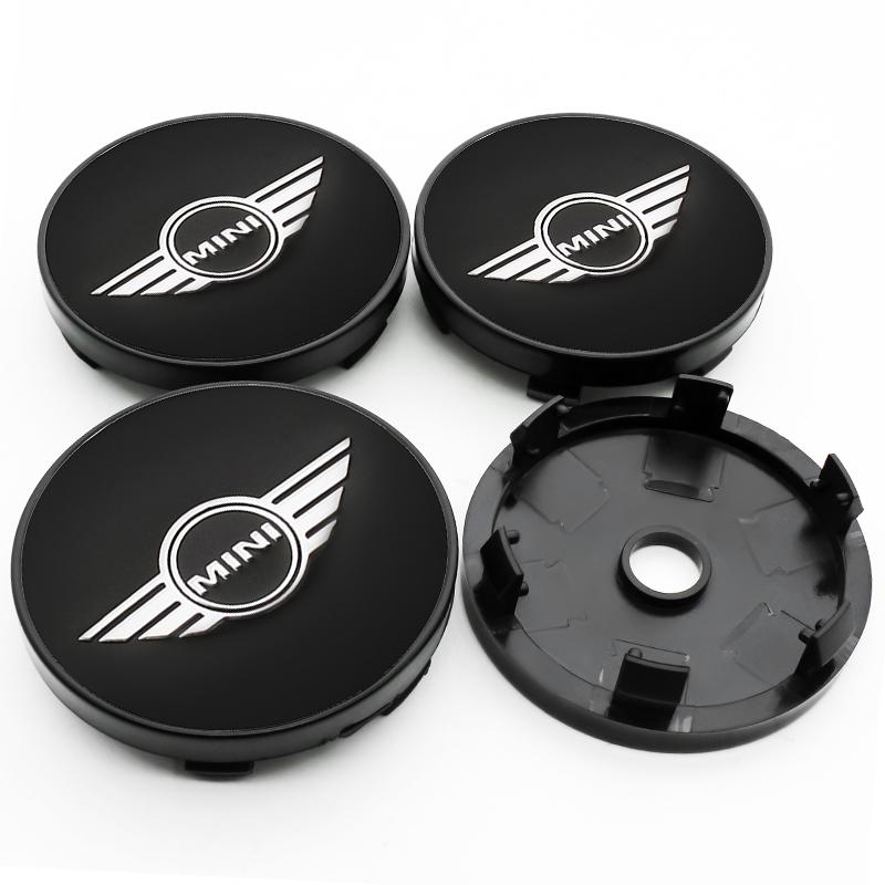 4Pcs 54mm 56mm 60mm Car Wheel Center Hub Cap For MINI Cooper JCW WORKS R55 R56 F55 F56 R57 R58 R59 R60 Rim Cover Stickers Decal