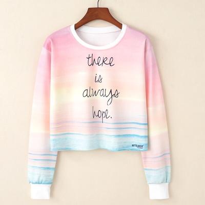 unicorn crop top hoodie