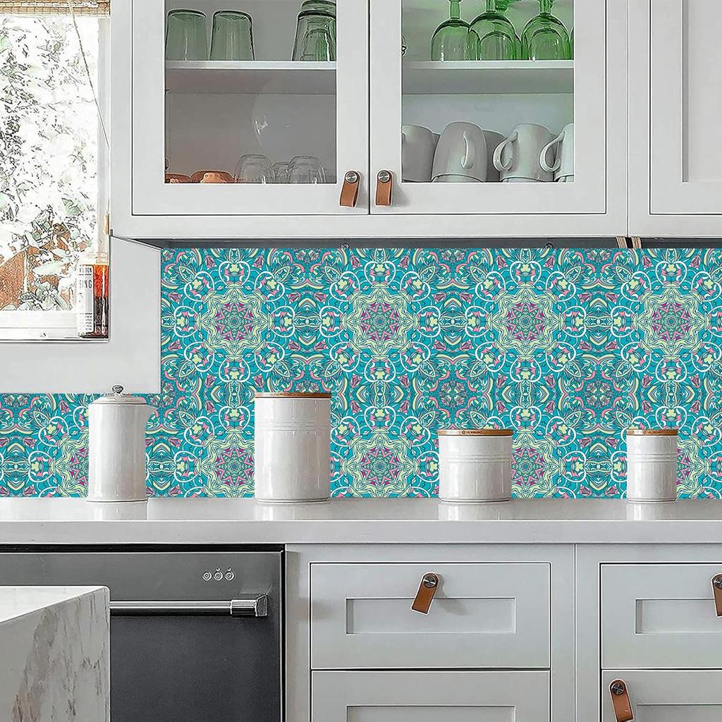 Waterproof Wall Stickers Posters Self-Adhesive Waterproof Wall Stickers Home Living Room Walls Kitchen Decoration Stickers