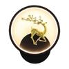 Abs Plastic Led 3 Color Home Decor Fancy Wall Indoor/Outdoor Decorative Lights For Bedroom,Living Room,Kitchen(Warm+Natural+Coolwhite)