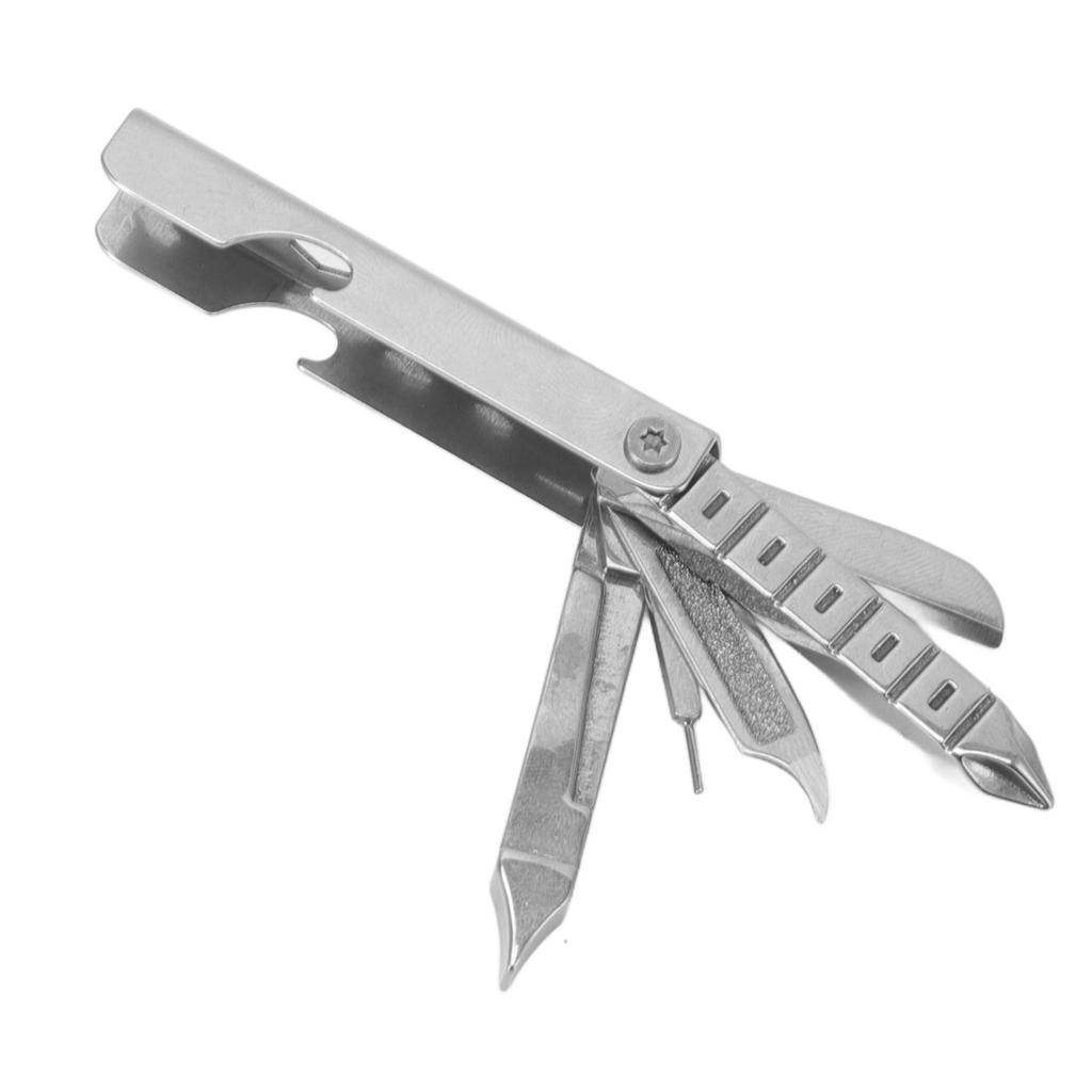 Bike Multitool Stainless Steel Bicycle Multi Tool Kit Outdoor Multifunctional Screwdriver Nail File Mini Knife Phone