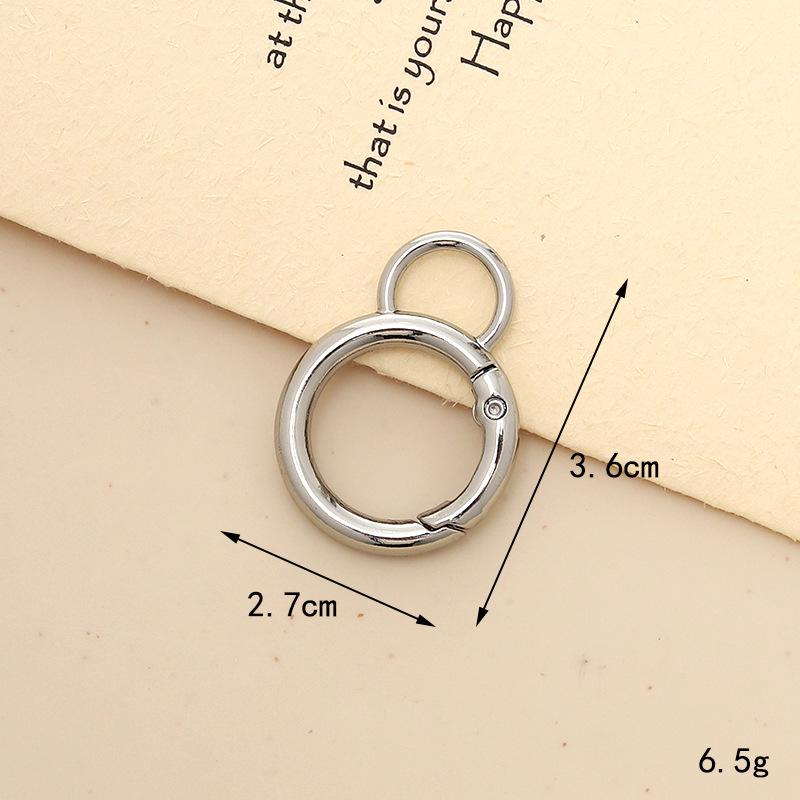 

Цинковый сплав пружинное кольцо карабин застежка брелок аксессуар для обуви Key Ring