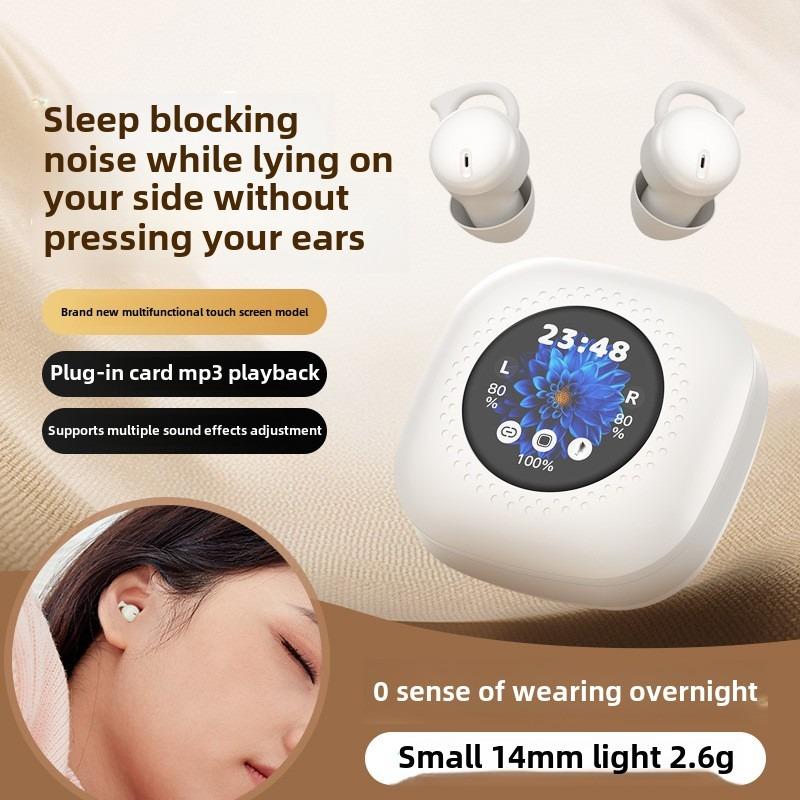 

Q26Pro Smart Screen Bluetooth-наушники для спящих на боку фиолетовый