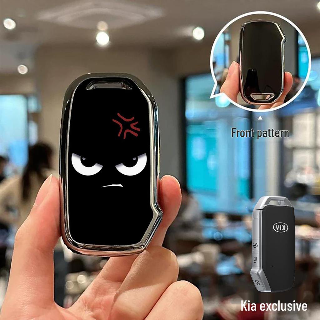 כיסוי מפתח קיה: מתאים ל-K5, K3, K4, Sportage, KX3, Sorento, KX5, Niro עם חבילת Kaizen וקונכייה עם אבזם צולב