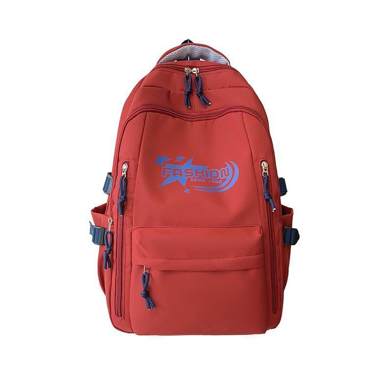 Schoolbag New Large Capacity Student School Bag Junior High School High School Student Lightweight Burden Reduction Ridge Protection Commuter