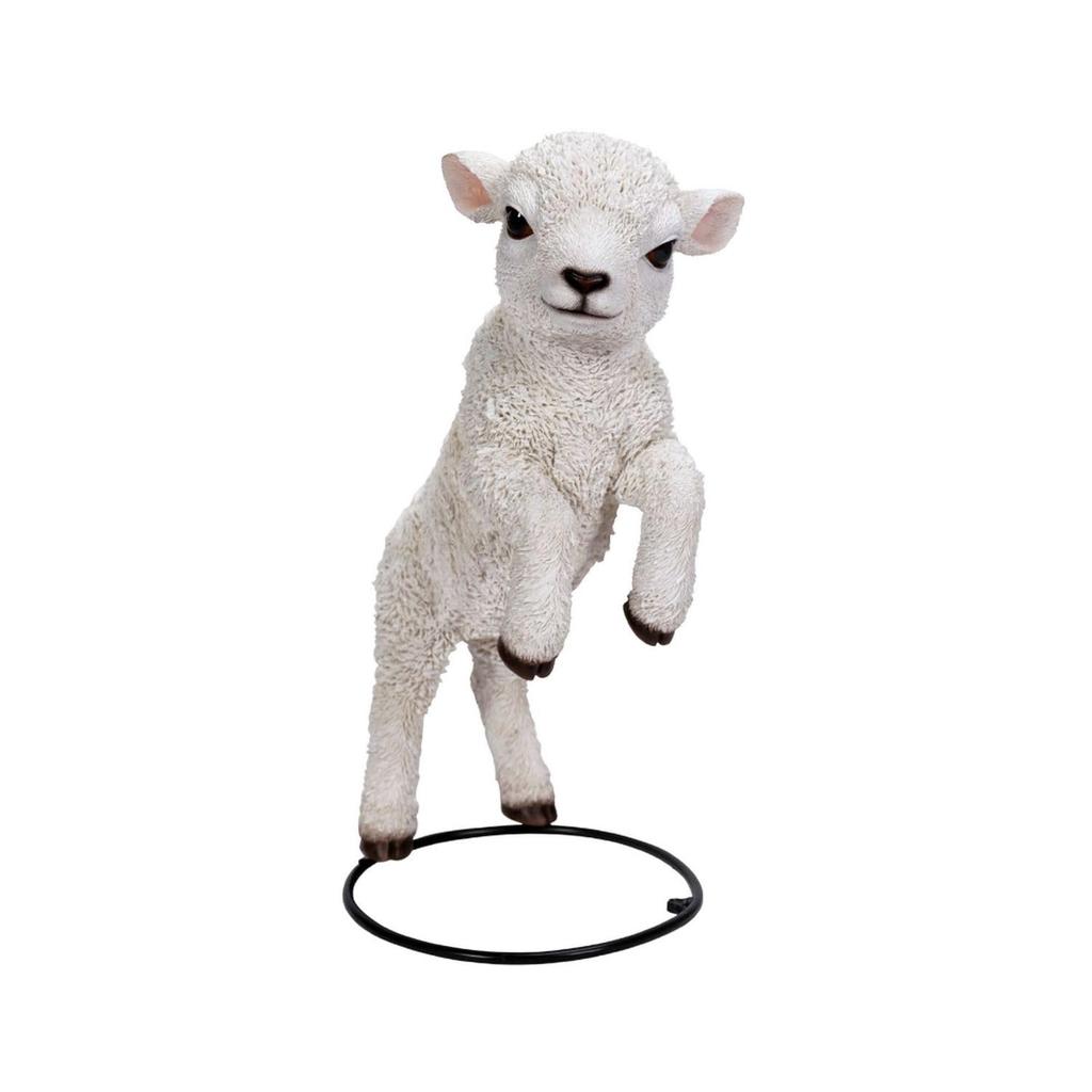 Ubia Jumping Lamb 22 X 15 X 31 Cm Doll Figurine Ornament Animal Garden Decoration Sheep H19185