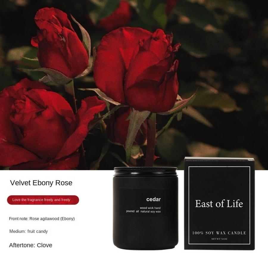 

1шт ароматизированные свечи соевый воск ароматерапия стеклянная банка свечи новинка лавандовый воск чашка домашний декор йога для купания снимает усталость rose
