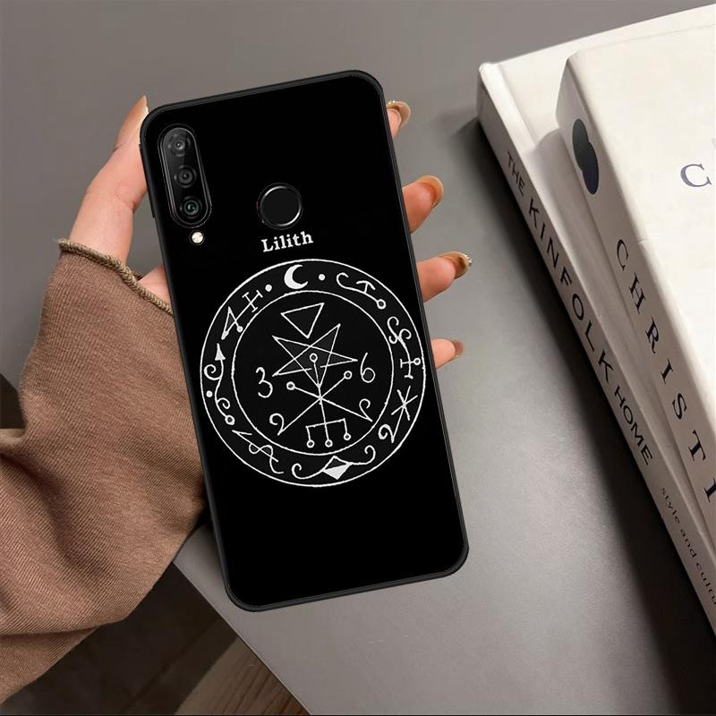 Witchcraft Occult Pentagram For Huawei Nova Y73 Y91 Y61 Y72 Y70 Y90 Y60 3i 7i 8i 11 12i 9 10 SE P20 P30 Pro P40 Lite Case