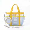 Large Capacity Mesh Swimming Bag Waterproof Shoulder Bag Portable Beach Tote Bag  Beach