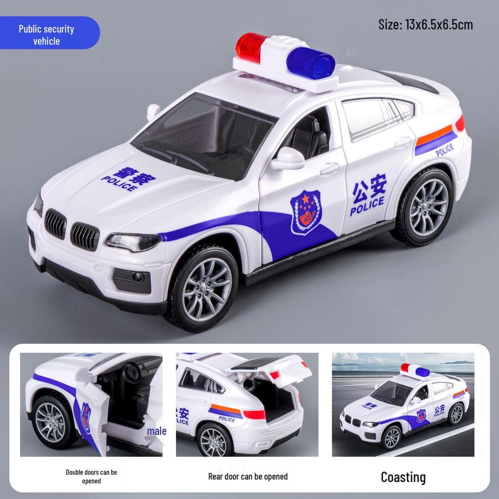 Inertial Toy Cars for Kids: Police, SWAT, and Ambulance Models