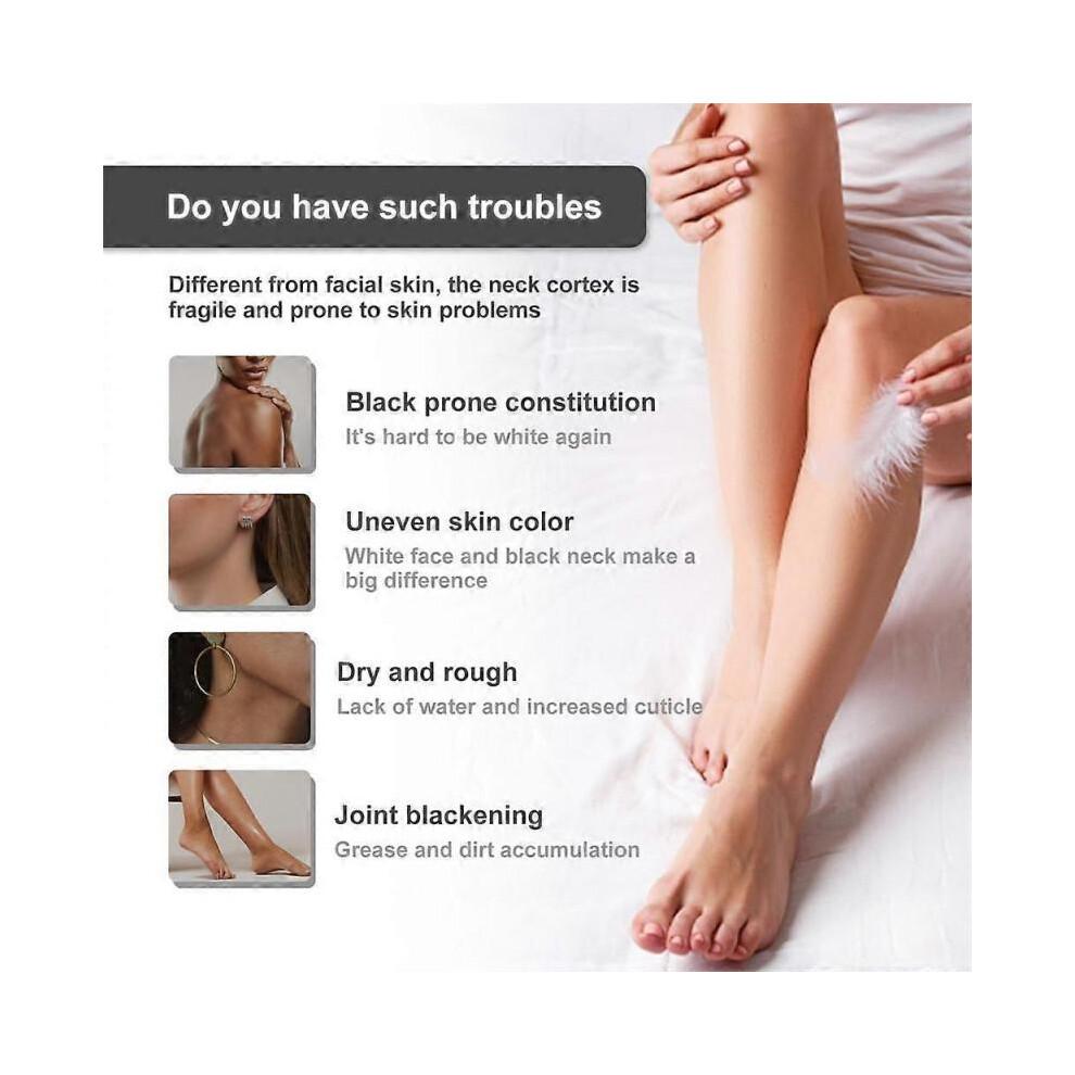 2 Pezzi Crema Naturale per la Cura della Pelle per Ascelle, Collo, Ginocchia, Gomiti, Interno Coscia