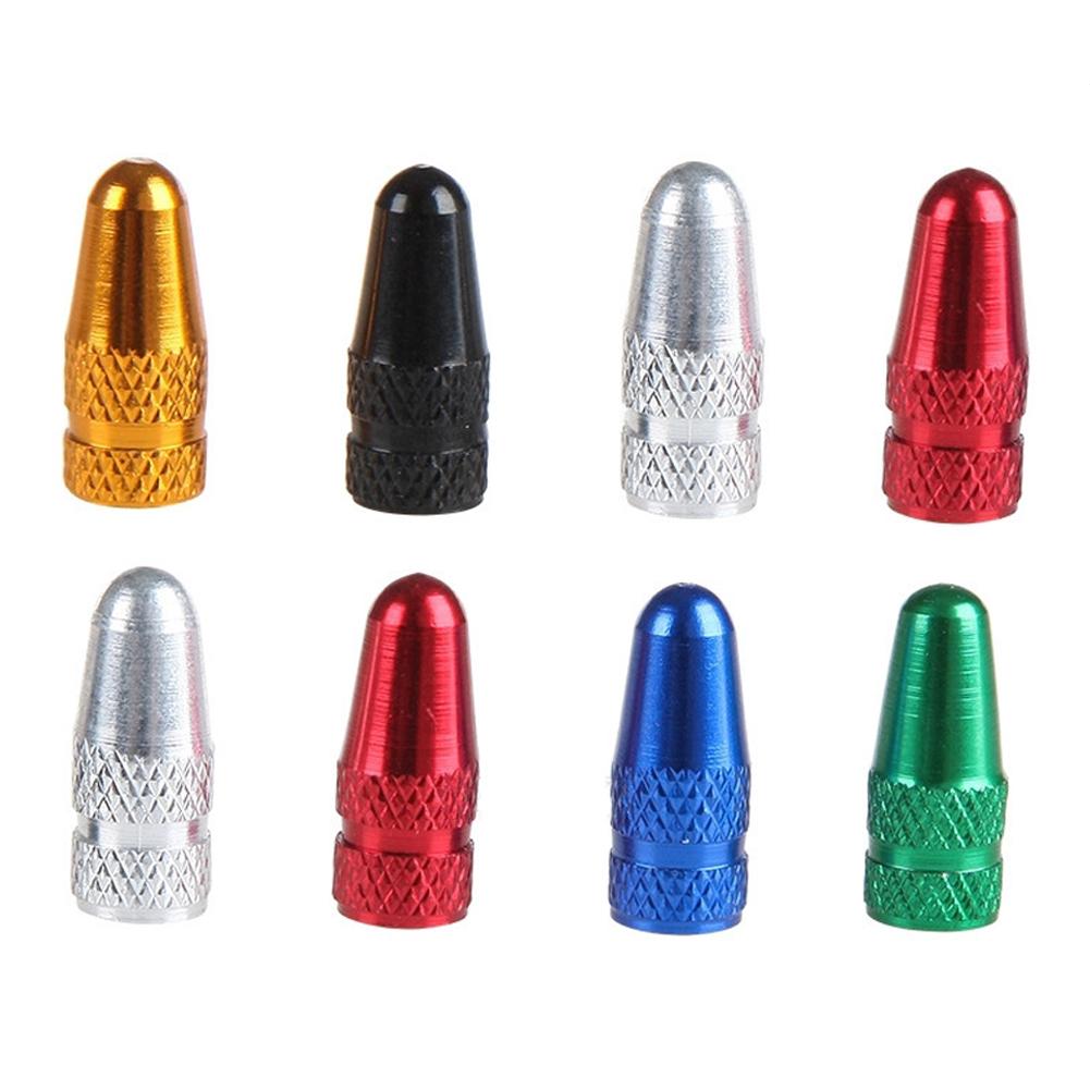 Anvelope de bicicletă Capace de supape Presta Capace de supapă de aer Aliaj de aluminiu pentru anvelopă de bicicletă de șosea Capace de supape proiectate cu capac ultraușor