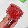Shapable Cube Squeeze Toy Decompression Textured Cube Sensory Toy Portable Stress Relief Moldable Bead Filled Cube Pinch Toy