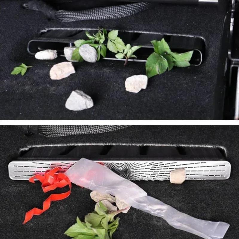 For Mercedes Benz E Class W214 2024 2025 Stainless steel Car Seat AC Air Conditioner Duct Vent Outlet Cover Trim Car Accessories