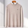 FAPAI Men's 100% Merino Wool Basic Crew Neck Sweater