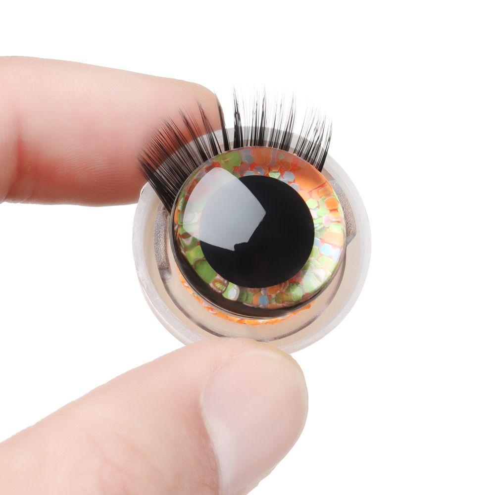 DIY Stuffed Toys Accessories Doll Eyelash 3D Eyes +Eyelash Eye Accessories