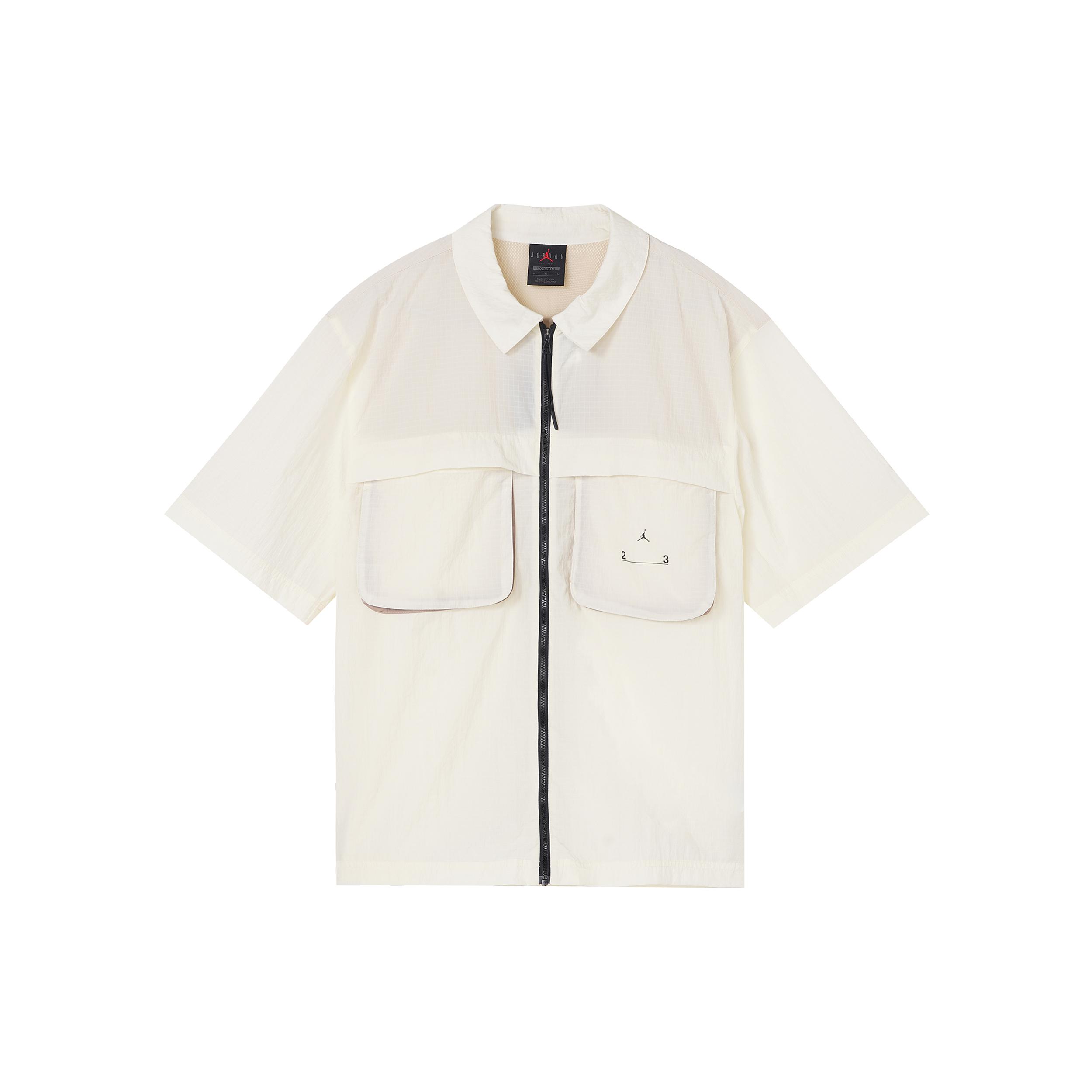 Jordan Shirts Men s White Lapel Moderate Shirt DX9650-113 XXL