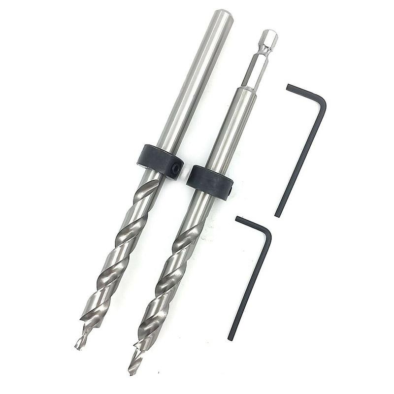 Premium Quality 1pcs Twist Step Drill Bits Pocket Hole Jig Guide Hand Tools Set For Precision