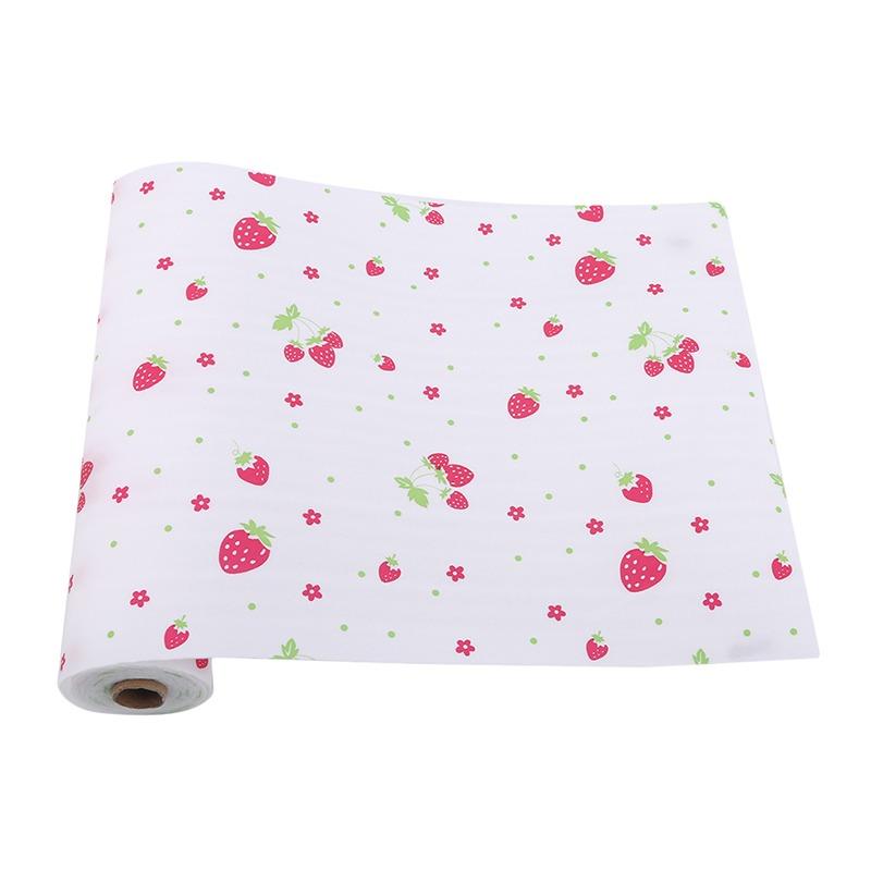 

1 Roll Kitchen Sticker Table Mat Drawers Cabinet Shelf Liners Cupboard Placemat Waterproof Oil Proof Shoes Cabinet Mat