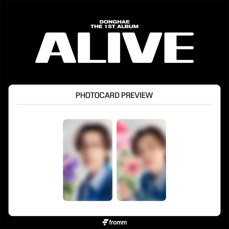 [Pre-order] SUPER JUNIOR DONGHAE THE 1ST ALBUM [ALIVE] KEYCAP VER. (Online Benefit)