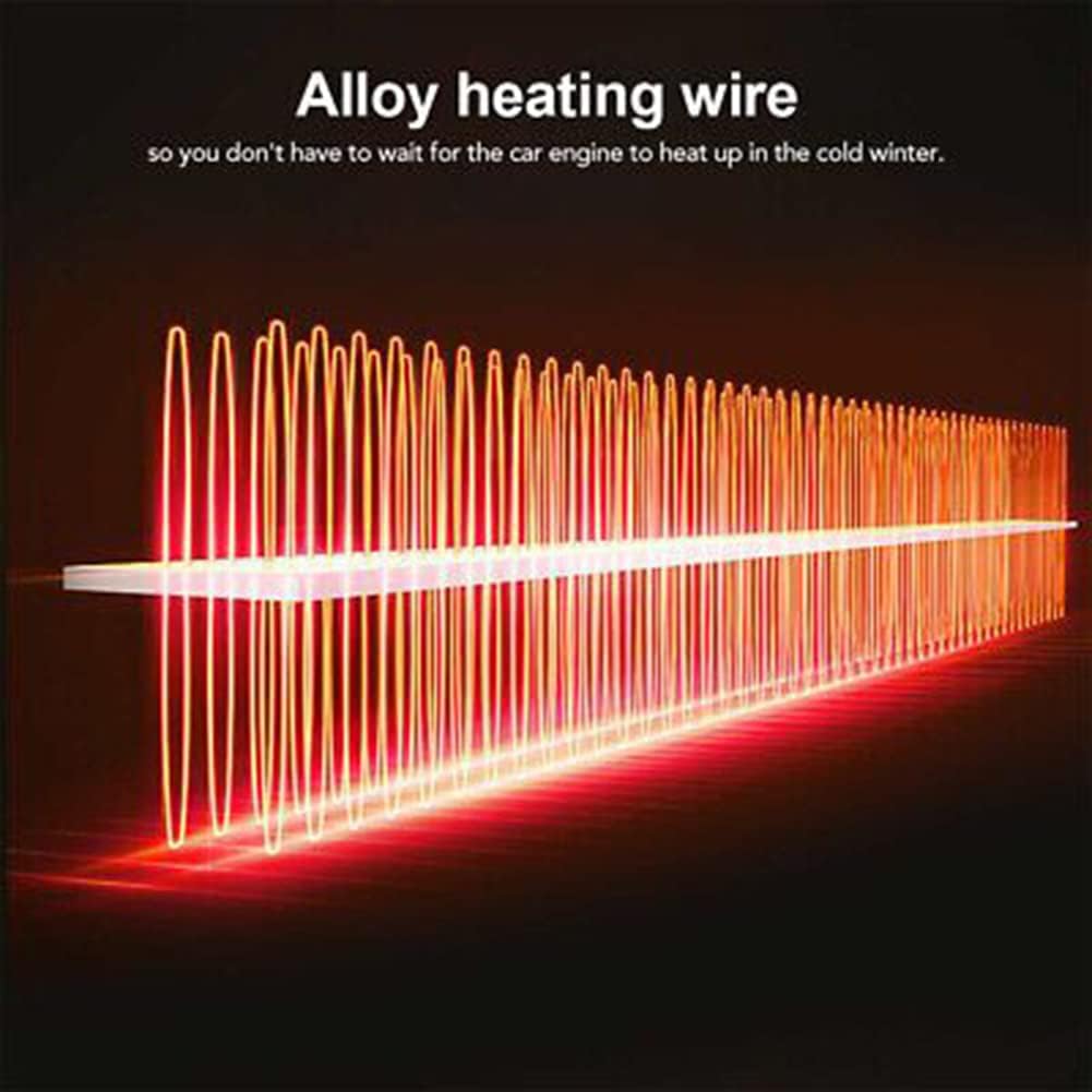 Car Fan Heater 12V 500W Car Additional Heater Ceramic Heater De-Ice