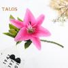 Artificial Lily Flower No Withering Decoration 3D Printing Creative Clear Texture Simulation Flower Home Decor
