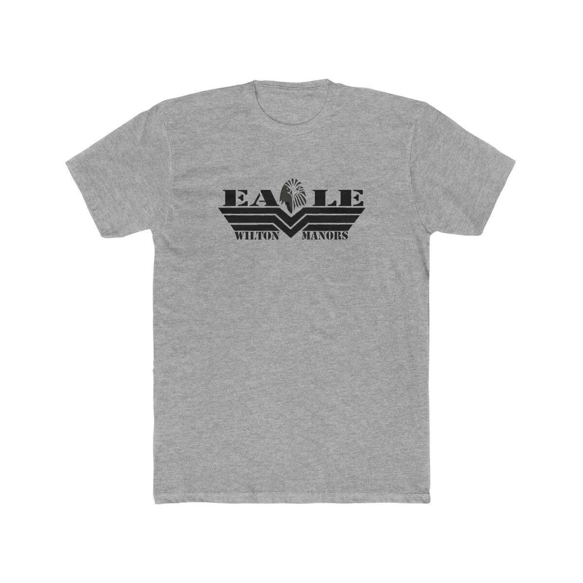 

EAGLE WILTON MANORS Fort Lauderdale Leather Uniform Gay Bar Mens Cotton Crew Tee S