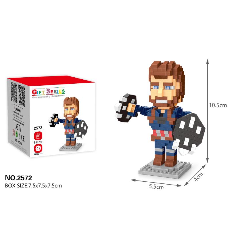 Klassische Film Actionfigur Bausteine Spielzeug Batman Iron Man Spiderman Mini Steine Kleine Partikel Zusammengebaute Baustein Sets