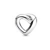 Pandora Knotted Heart Charm 925 Silver Jewelry Accessories Women's 798081