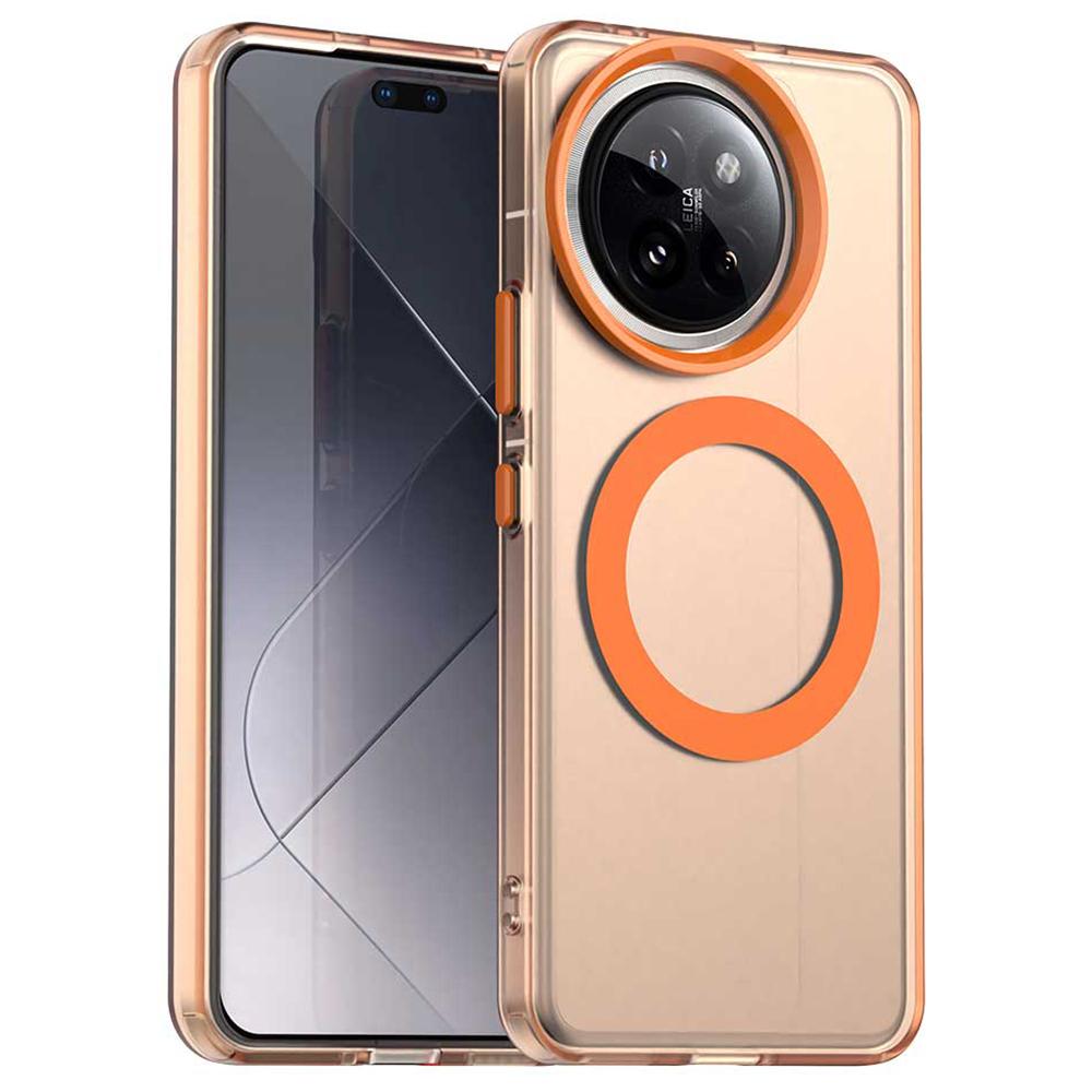 For Xiaomi 14 Civi 5G/Civi 4 Pro 5G Case Compatible with MagSafe PC+TPU+PET Anti-Drop Phone Cover