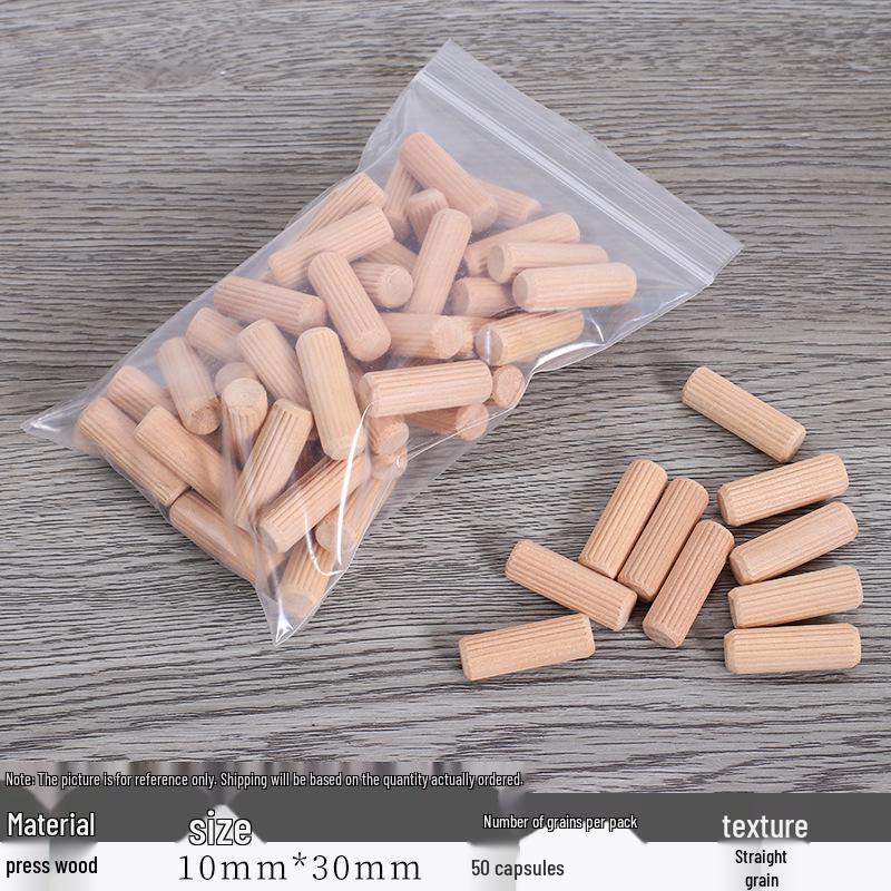 Straight & Oblique Grain Wood Dowels, Plugs, Tenons, Wedges, and Board Connectors for Furniture & Cabinets