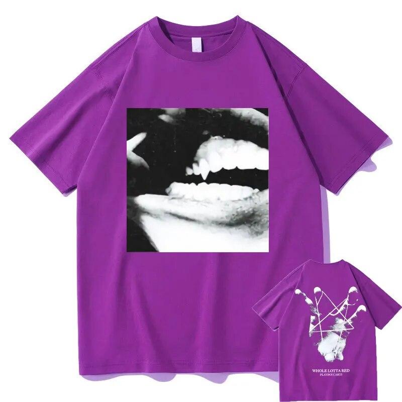 Buy Playboi Carti T Shirt Music Album Whole Lotta Red Tshirt