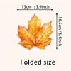 Alien Maple Leaf Disposable Paper Napkins - 4-Ply Durable & Absorbent, 6.4x5.9 Inch Elegant Autumn Design for Birthday Parties